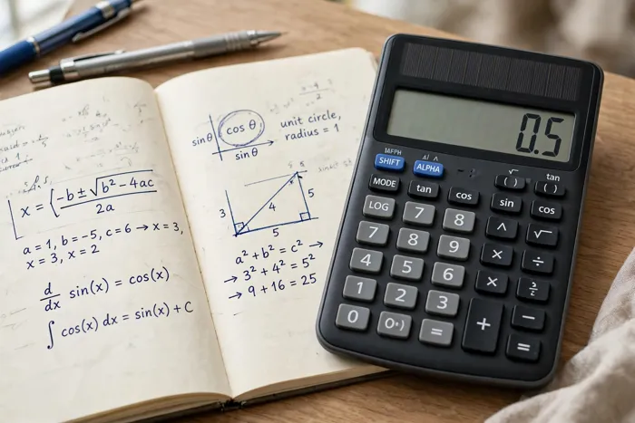 Calculatrice scientifique en ligne gratuite avec fonctions avancées