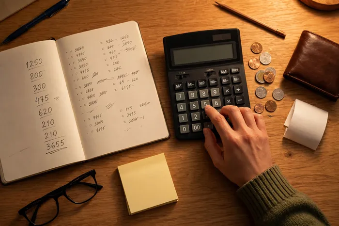 Utiliser la calculatrice pour calculer un budget facilement