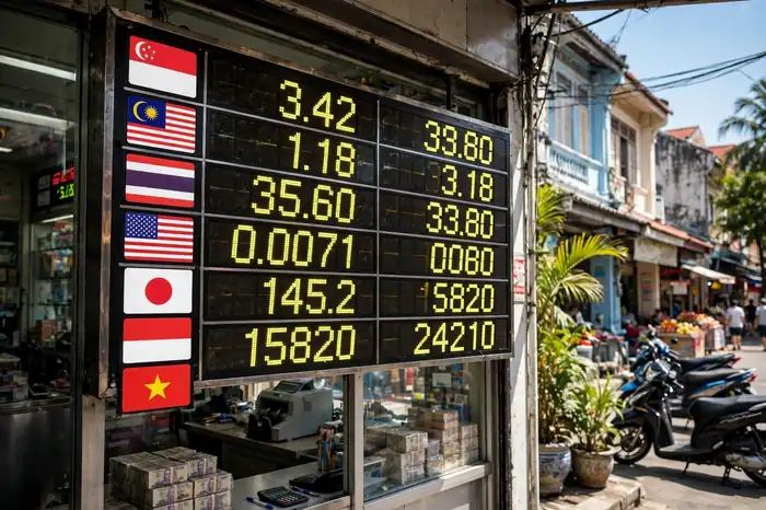 Papan kurs money changer — bandingkan dengan dollar ke rupiah kalkulator sebelum tukar
