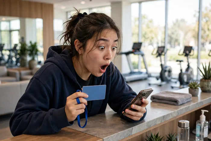 Mujer descubriendo su edad exacta con la calculadora de edad