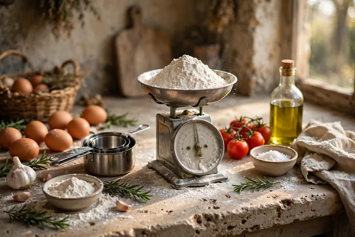 Misurini in cucina per le dosi con calcolatrice frazioni
