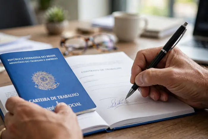 Assinatura da carteira de trabalho: entenda os descontos com a calculadora salário líquido