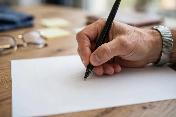 يد توقع عقد تمويل بثقة بعد استخدام حاسبة التمويل الشخصي